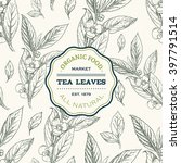 Tea Leaves Design Template....