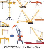 Construction And Cargo Cranes...