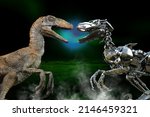 Cretaceous Dinosaur Deinonychus ...