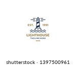 Lighthouse  Beacon Logo Icon....