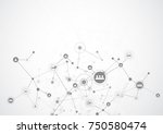 connection technologies for... | Shutterstock .eps vector #750580474