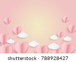 happy valentine day. with... | Shutterstock .eps vector #788928427