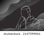 continuous line drawing of... | Shutterstock .eps vector #2147599041