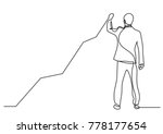continuous line drawing of... | Shutterstock .eps vector #778177654