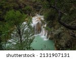 Beautiful Waterfalls In A Jade...