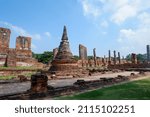 Small photo of Wat Phra Si Sanphet (Temple of the Holy, Splendid Omniscient) was the holiest temple on the site of the old Royal Palace in Thailand's ancient capital of Ayutthaya