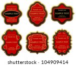 set of vintage labels for... | Shutterstock .eps vector #104909414