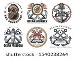 Vector Marine Heraldic Symbols...