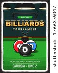 Billiard Pool Tournament Retro...