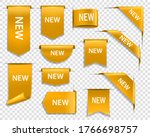 golden ribbons  banners and... | Shutterstock .eps vector #1766698757