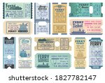 ferry tickets for ocean and sea ... | Shutterstock .eps vector #1827782147