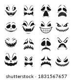 monster faces vector set of... | Shutterstock .eps vector #1831567657
