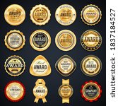 award and quality labels vector ... | Shutterstock .eps vector #1837184527