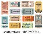 museum retro tickets  admits... | Shutterstock .eps vector #1846914211