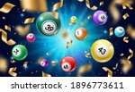 lottery balls 3d vector bingo ... | Shutterstock .eps vector #1896773611