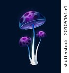 fantasy magic long purple blue... | Shutterstock .eps vector #2010916154