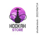 Hookah Store Icon With Shisha ...