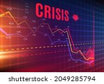 crisis or stock crash on market ... | Shutterstock .eps vector #2049285794