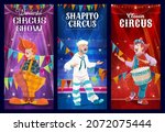 shapito circus sailor clown ... | Shutterstock .eps vector #2072075444