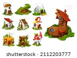 cartoon fairytale houses and... | Shutterstock .eps vector #2112203777