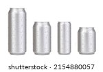 Realistic Aluminium Cans With...