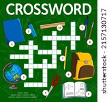 school stationery crossword... | Shutterstock .eps vector #2157130717