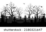 Old Cemetery Silhouette ...