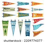 Camping Pennant Flags  Camp...