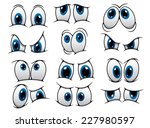 large set of people cartoon... | Shutterstock .eps vector #227980597