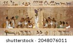 Ancient Egypt Frescoes. Life Of ...
