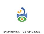 drink and foot logo vector | Shutterstock .eps vector #2173495231