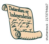 declaration of independence... | Shutterstock .eps vector #2173754667