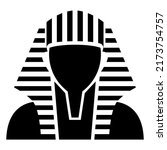 egiptian sphinx mask icon. high ... | Shutterstock .eps vector #2173754757