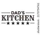 dad's kitchen label filled... | Shutterstock .eps vector #2173754761