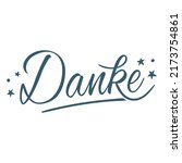 danke script badge. high... | Shutterstock .eps vector #2173754861