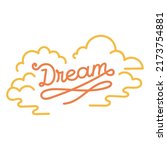dream quote stroke element.... | Shutterstock .eps vector #2173754881
