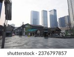 Small photo of Commercial Buildings in Tai koo Li shopping mall, Chengdu This photo is taken on 4 April 2023, Chengdu, China