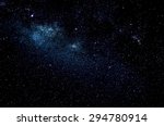 Stars and galaxy space sky night background, Africa, Kenya

