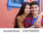 Small photo of Young woman infatuated with her boyfriend