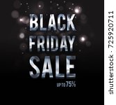 black friday sale design... | Shutterstock .eps vector #725920711