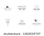 minimal hand drawn objects.... | Shutterstock .eps vector #1303529737