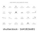 set of vector logo templates... | Shutterstock .eps vector #1641826681