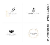 vector set of logo templates... | Shutterstock .eps vector #1988762084