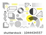 universal trend halftone... | Shutterstock .eps vector #1044434557