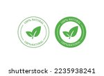 100  natural ingredients icon....