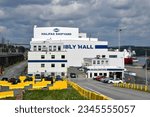 Small photo of Halifax, Canada - Aug 6, 2023: The Irving Halifax Shipyard is a wholly owned subsidiary of Irving Shipbuilding Inc. and is that company's largest ship construction and repair facility.