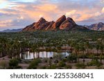 Landscape photograph of Papago Park in Phoenix, Arizona.