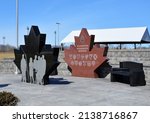 Small photo of Trenton, Ontario, March 2022: The Afghanistan Repatriation Memorial near CFB Trenton