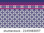 geometric ethnic oriental ikat... | Shutterstock .eps vector #2145483057