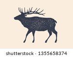 Elk  Wild Deer. Concept Design...